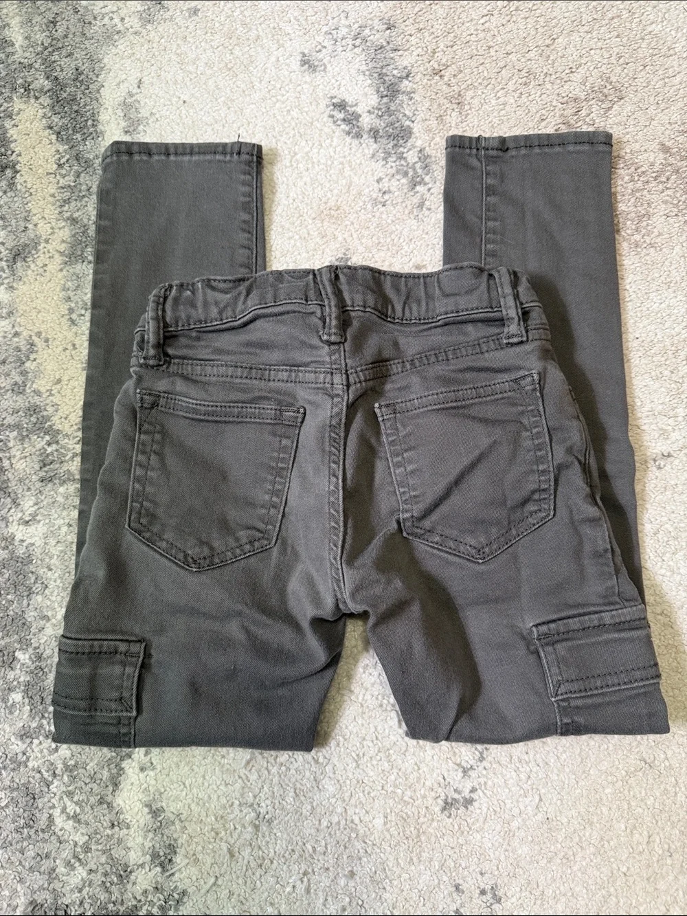 GAP Kids Charcoal Skinny Cargo Jeans